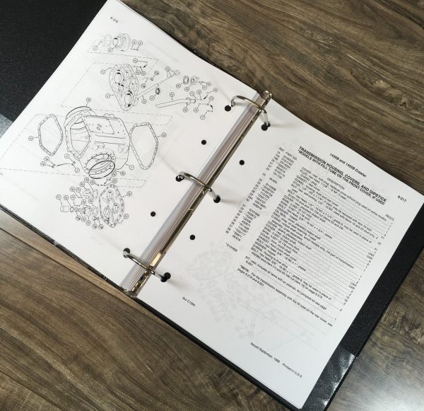 Case 1450B 1455B Crawler Parts Manual Catalog Assembly Schematic Exploded Views - Image 4