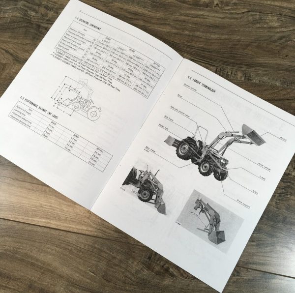 Kubota BF800 BF900 Front Loader for L3350 L3750 L4150 Parts Operators Manual Set - Image 4