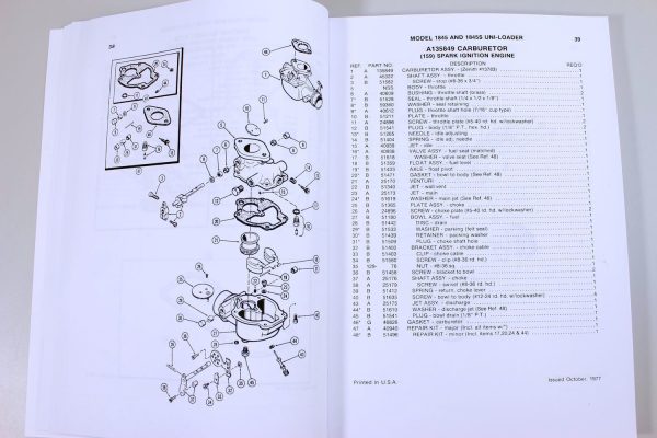 Case 1845 Uni Loader Skid Steer Service Parts Operators Manual Catalog Shop Book - Image 10