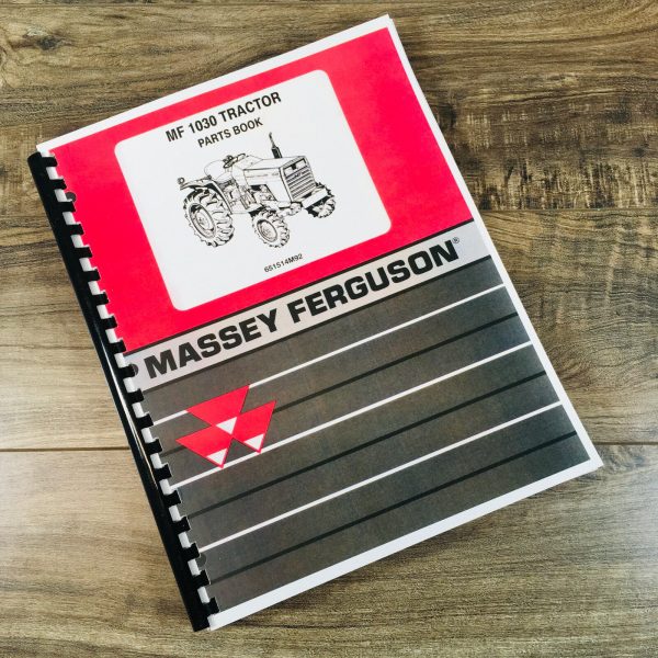 Massey Ferguson Mf 1030 Tractor Parts Manual Catalog Book Exploded Views