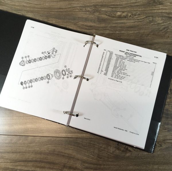 Case 2096 Tractor Parts Manual Catalog Book Assembly PIN Prior to 17897500 - Image 5