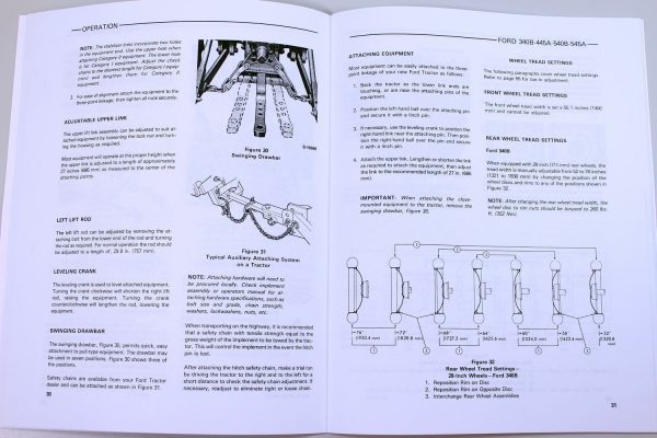 Ford 340B 445A 540B 765 Backhoe Tractor Operators Manual Owners Book Set - Image 11