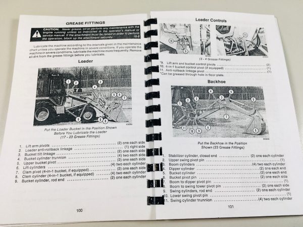 Case 580E 580 Super E Construction King Loader Backhoe Operators Owners Manual - Image 7