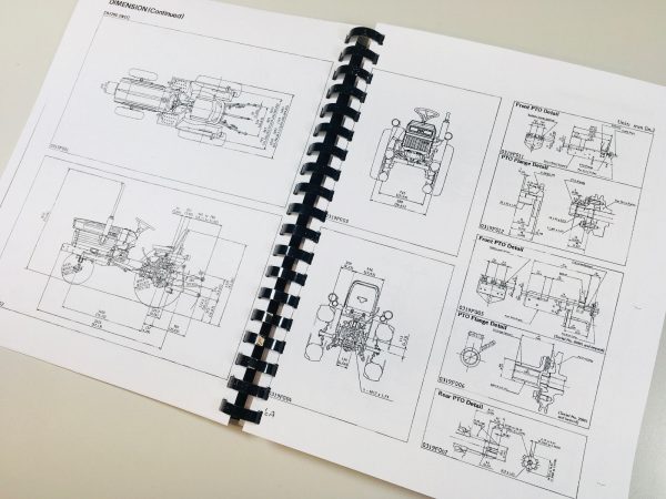 Kubota B6200Hst B6200Hste B6200Hstd Tractor Service Manual Parts Catalog Repair - Image 4