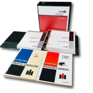 International 1440 Combine Service Parts Operators Manual Set Repair Shop D-436