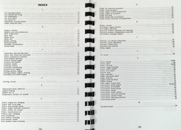 Case W14 Wheel Loader Operators Manual Owners Maintenance S/N Prior to 9119395 - Image 2