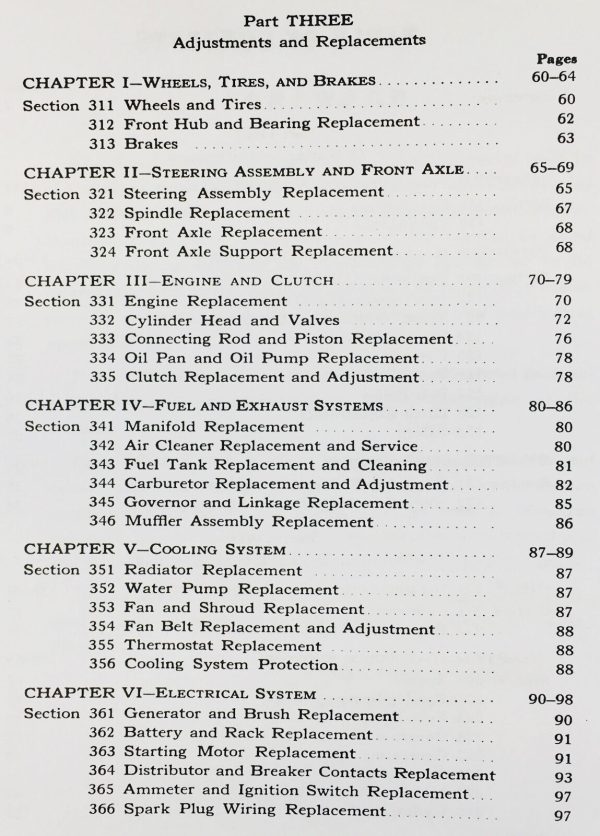 Ford 9N 2N Tractor Master Service Repair Manual Parts Catalog Shop Set 822Pgs - Image 9