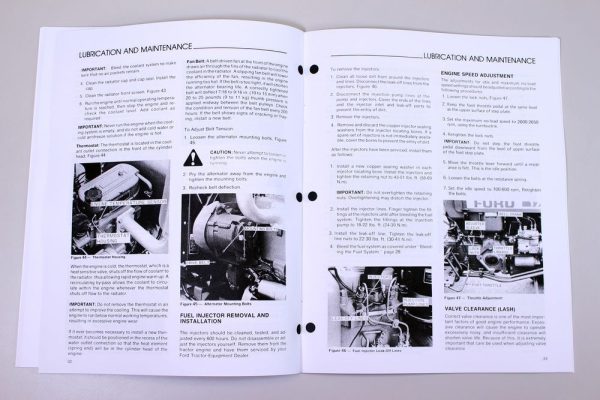 Ford 1700 Tractor Owners Operators Manual Maintenance Diesel Operations Book - Image 7