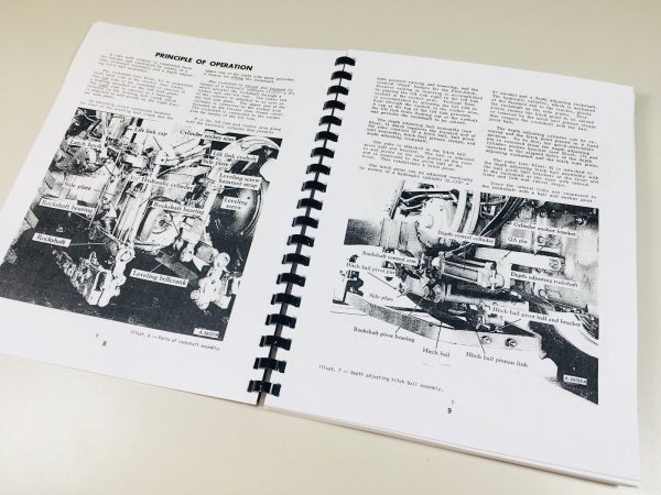 International 350 Tractor Gas Engine Chassis Service Parts Repair Manual Set - Image 6