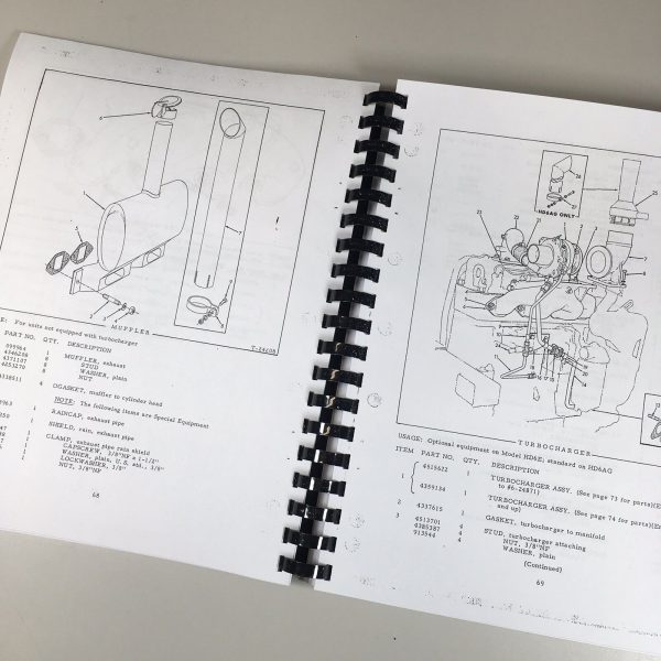 Fiat Allis Chalmers Hd-6A Crawler Tractor Parts Manual Catalog Bulldozer Dozer - Image 6