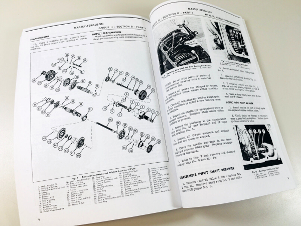 30 35 50 Tractor Service Manual Massey Ferguson MF 35 50 MF30 MF50 TO35 F-40 - Image 9