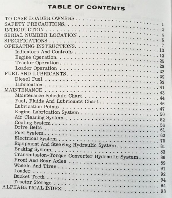 Case W18 Articulated Loader Parts Catalog Operators Manual Set Prior to 9115403 - Image 6