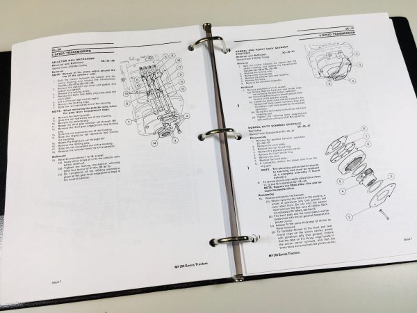 Massey Ferguson 20B 20D 30E 50E Tractor Loader Backhoe Industrial Service Manual - Image 12