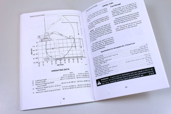 J I Case 125B Excavator Operators Owners Manual Track Operation Maintenance - Image 7
