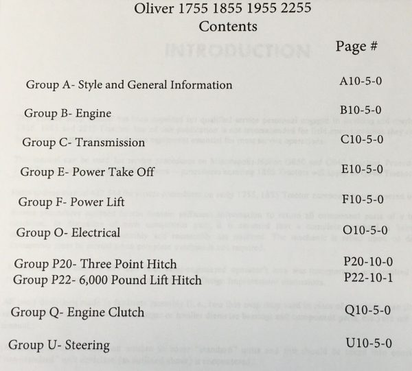 Oliver 1855 Tractor Service Parts Operators Manual Set Repair Workshop Shop Book - Image 2