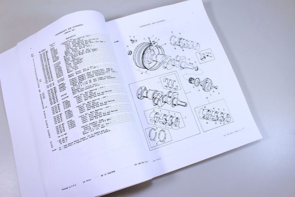 Massey Ferguson Mf 40 Tractor Parts Catalog Manual Book Exploded Views Numbers - Image 4