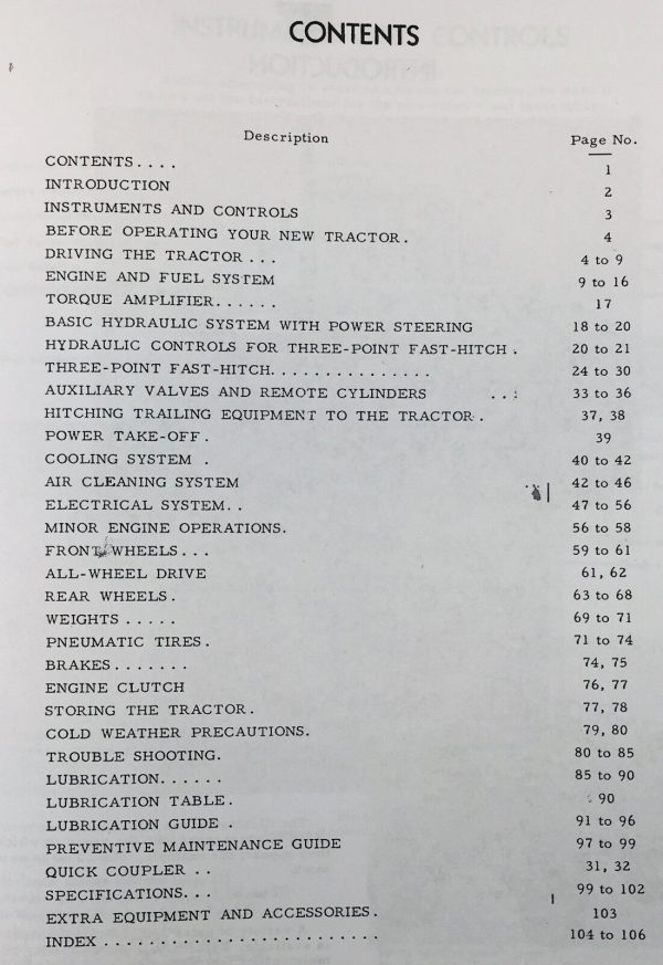 International Farmall 1256 Diesel Tractor Service Parts Operators Manual Shop - Image 12