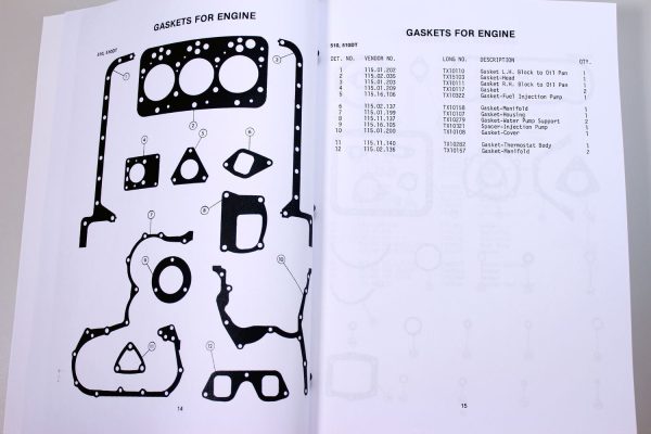 Long 350 360C 445 445Sd Tractor Parts Catalog Manual Book Exploded Views Numbers - Image 6