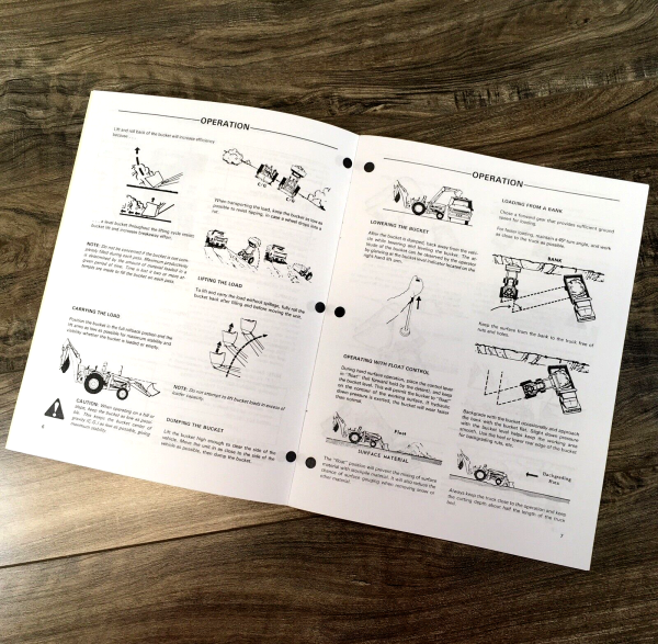 Ford 745 19-863 Loader for 340 540 Tractor Operators Manual Owners Maintenance - Image 3