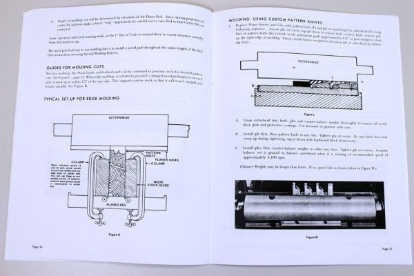 Foley Belsaw 910 912 Wood Planer Moulder Owner Operators Repair Parts Manual Saw - Image 3