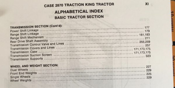 Case 2870 Traction King Tractor Service Manual Parts Catalog Repair Shop Set - Image 10