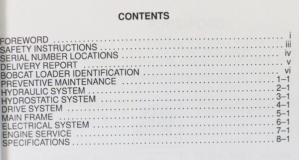 Bobcat 741 742 743 743Ds Skidsteer Loader Service Repair Manual Shop Book Skid - Image 2