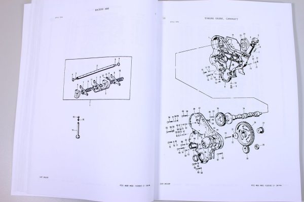 Massey Ferguson 254-4 Tractor Parts Catalog Manual Exploded Views Numbers - Image 6