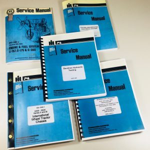 International 2500 Series A B Gas Backhoe Loader Tractor Service Manual Repair