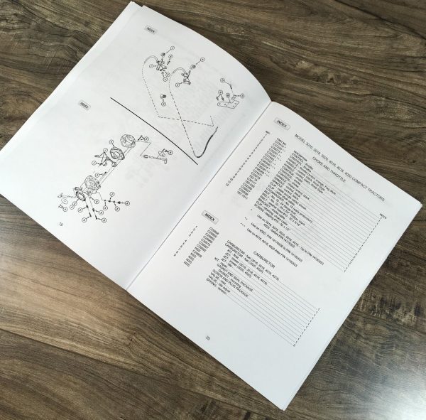 Ingersoll 3016 3018 3020 4016 4018 4020 Compact Tractors Parts Manual Catalog - Image 6