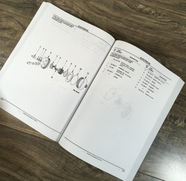 International Dresser 412 Series B 412B Scraper Parts Manual Catalog Book - Image 5