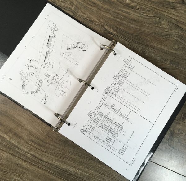 Massey Ferguson 700D Crawler Loader Parts Manual Catalog Book Assembly Schematic - Image 5