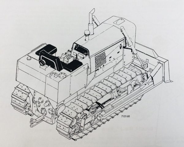 Case 850 Crawler Dozer Loader Service Manual Set Parts S/N Prior To 7073469 - Image 2