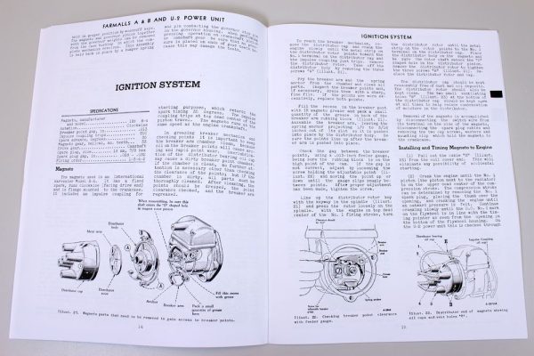 International Farmall A Av B Bn U-2 Tractor Service Repair Shop Manual Factory - Image 4