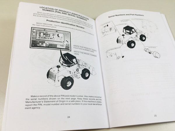 J I Case W14 Articulated Loader S/N 9119672 And After Operators Owners Manual - Image 7