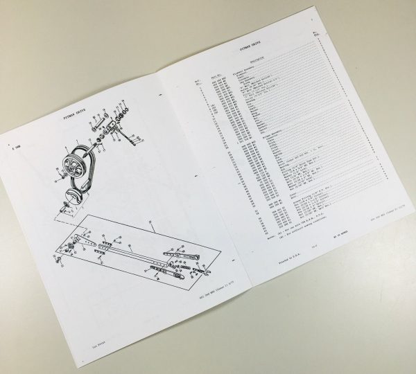 Massey Ferguson 42 Rear Mounted Mower Parts Operators Manual Set Owner - Image 8