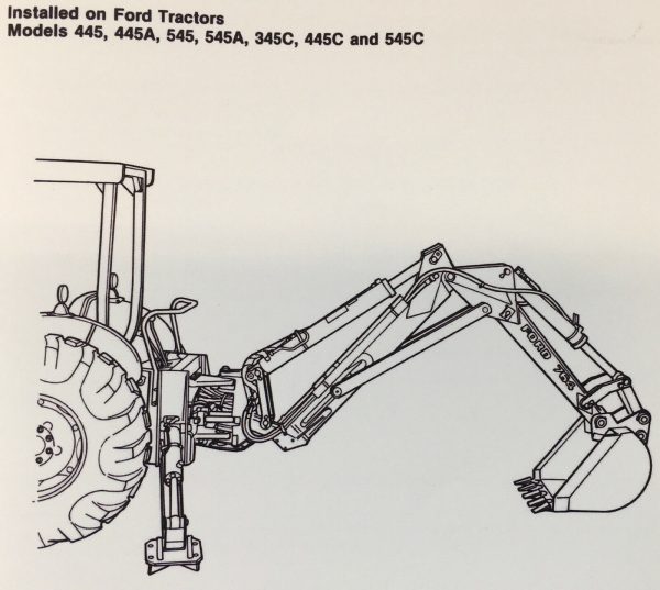 Ford Series 764 Backhoe Service Manual Repair Shop Technical Book Workshop - Image 4