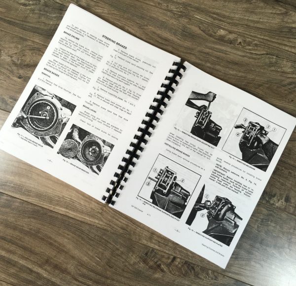 Massey Ferguson 200 200B Crawler Service Manual Repair Shop Workshop Dozer Load - Image 9