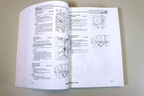 Massey Ferguson MF 200 Series MF 270 283 Tractor Service Manual Repair Workshop - Image 12