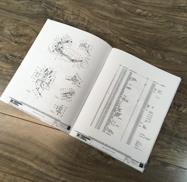 Koehring 6612-7 Hydraulic Excavator Parts Manual Catalog Assembly SN -126601 - Image 3