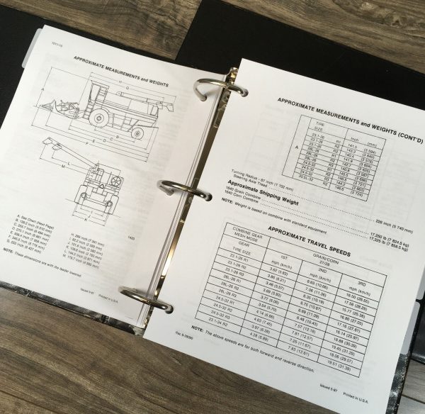 Case Ih 1660 1680 Combine Service Repair Shop Manual Axial Flow Workshop Book - Image 5