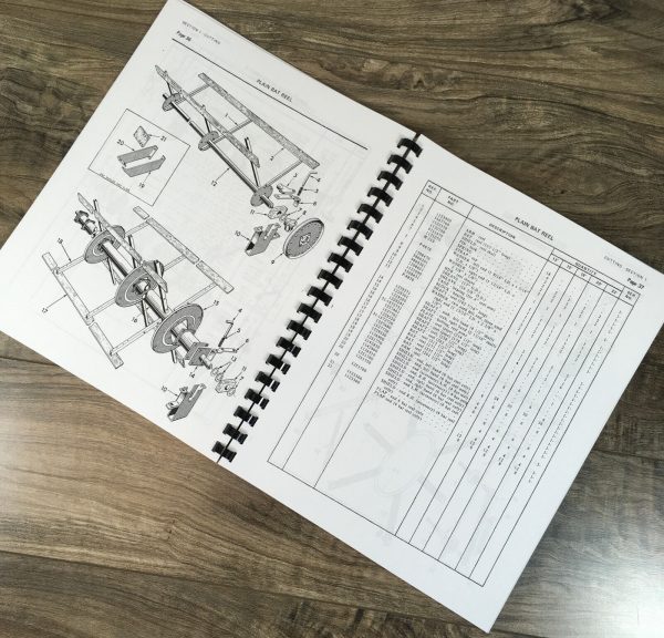 Oliver 7600 Combine Parts Manual Catalog Book Assembly Schematics Exploded Views - Image 5