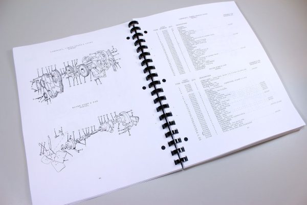 Allis Chalmers 170 Tractor Parts Catalog Manual Exploded Views - Image 5