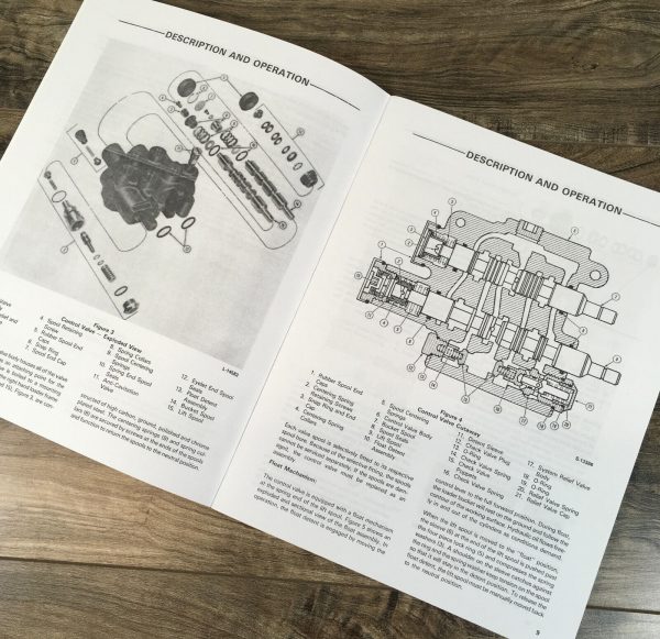 Ford Series 745 Loader 19-955 For 340A 540A Tractor Service 2 Manual Repair Set - Image 7