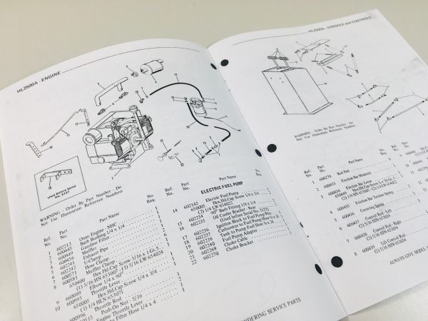 Gehl 2500A Skid Steer Loader Parts Assembly Manual Catalog Exploded Views Book - Image 4