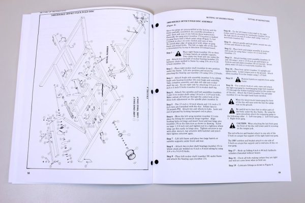 Allis Chalmers 3100 3200 3300 3400 Disc Harrow Owner Operators Manual With Parts - Image 6