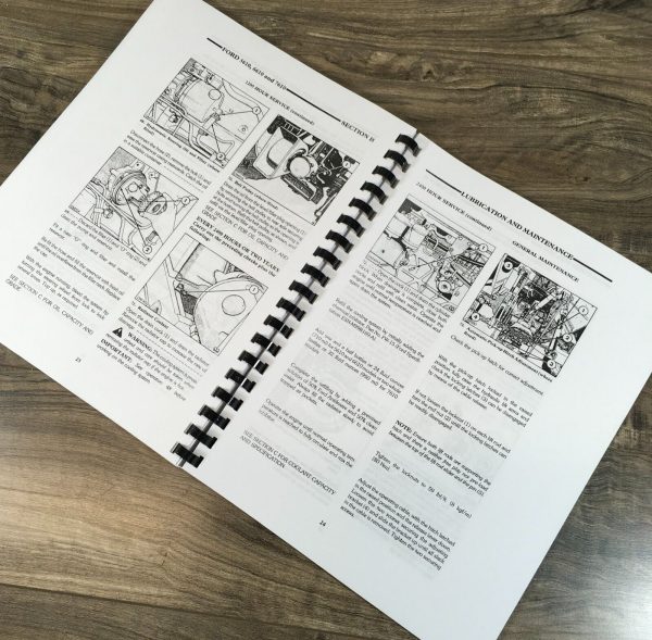 Ford 5610 6610 7610 Series II Tractor Operators Manual Owners Book Maintenance - Image 5