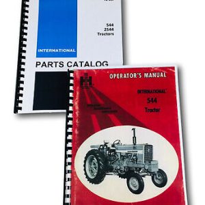 International Farmall Ih 544 2544 Tractor Operators Manual Parts Catalog Set