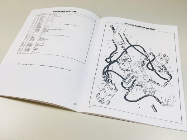 Mustang 930 Skidsteer Loader Parts Manual Catalog Exploded Views Numbers - Image 4