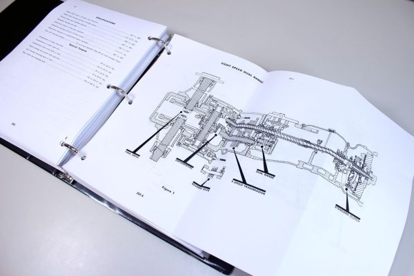 Case 530Ck Backhoe Loader Tractor Service Manual Parts Catalog Shop Book Set - Image 9