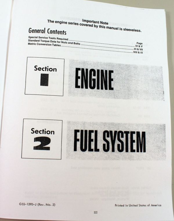 International 2400A Gas Tractor Service Parts Operators Manual Engine Chassis - Image 10